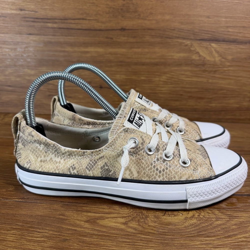 Converse Shoreline ‘Snakeskin’ Slip-On Sneakers Women’s Size‎ 7 Shoes